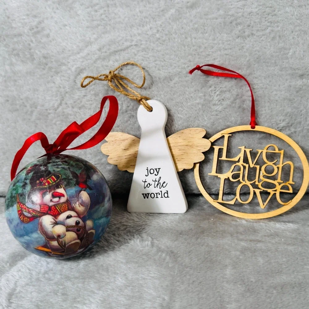 Christmas‎ Ornaments Cottagecore Boho Angel 